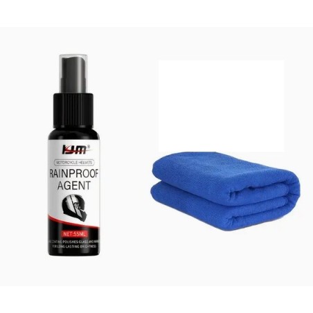 ochranný sprej  na přilbu proti vodě