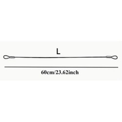 bezpečnostní lanko 60 cm - L