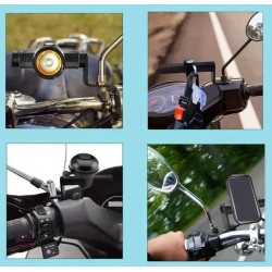 držák trubkový pro mobil nebo kameru - 11 cm, černý