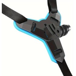 montáž pro akční kameru - na helmu, černá