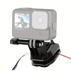 montáž pro akční kameru - na plexi, černá