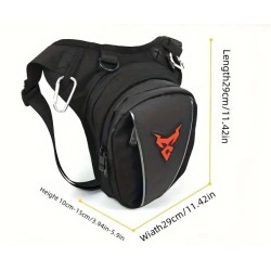 taška na nohu - s šedým reflexním znakem