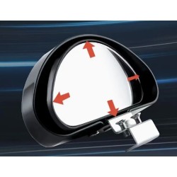 širokoúhlé zrcátko - 1 ks, černé