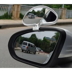 širokoúhlé zrcátko - 1 ks, černé