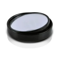 kulatá zrcátka - 2 ks, černá