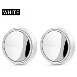 kulatá zrcátka - 2 ks, bílé