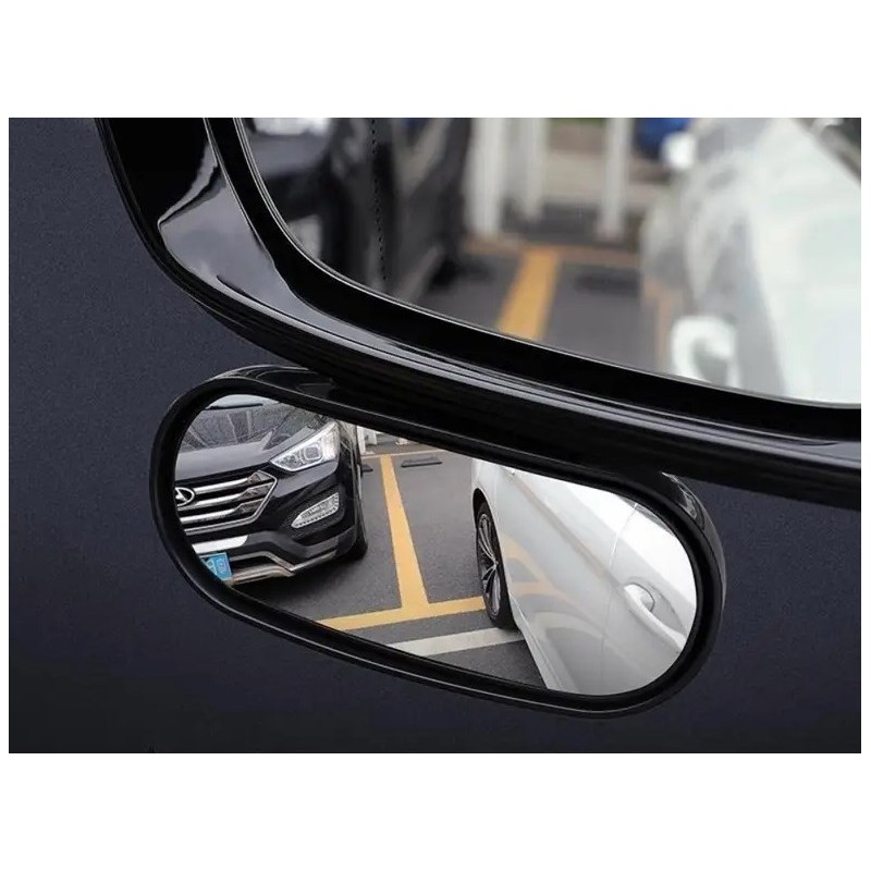 širokoúhlé zrcátko - 2 ks, černé