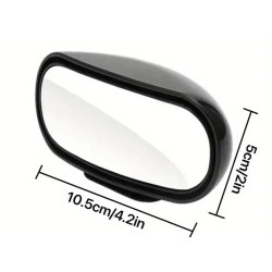 širokoúhlé zrcátko - 2 ks, černé