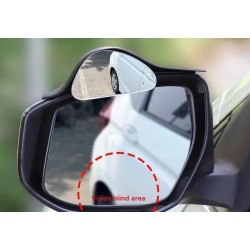 širokoúhlé zrcátko - 2 ks, černé