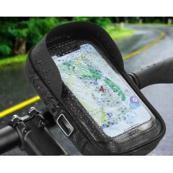 pouzdro na mobil i s montáží - černé