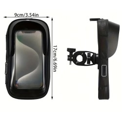 pouzdro na mobil i s montáží - černé