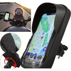 pouzdro na mobil i s montáží - černé