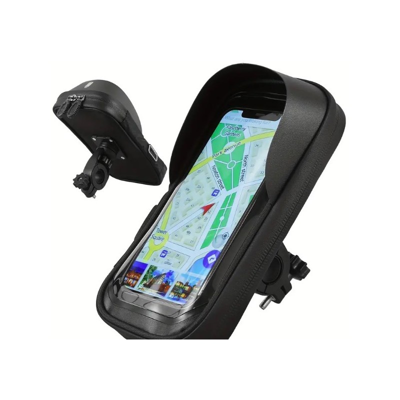 pouzdro na mobil i s montáží - černé