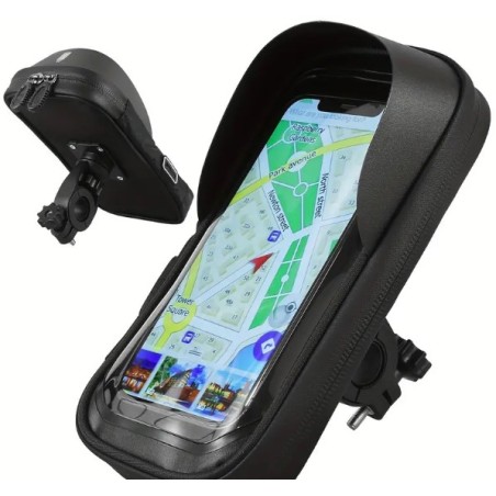 pouzdro na mobil i s montáží - černé