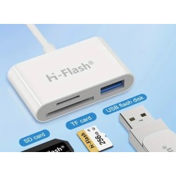 čtečka karet - 3 v 1 do USB C