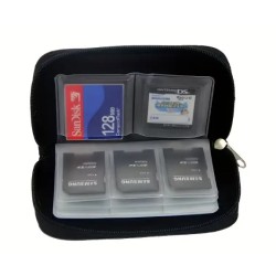pouzdro na paměťové karty - modré