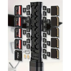 kovové pouzdro na paměťové karty