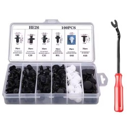 sada upevňovacích autoklipů...