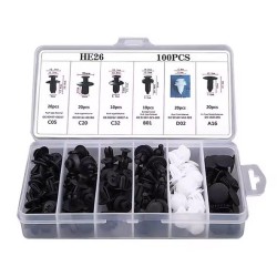 sada upevňovacích autoklipů - 100 ks