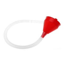 trychtýř s hadicí - červený