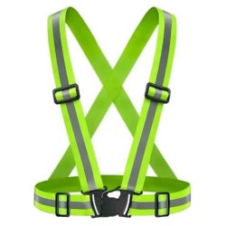 reflexní postroj - zelený