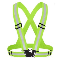 reflexní postroj - zelený