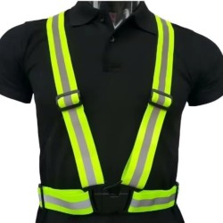 reflexní postroj - zelený